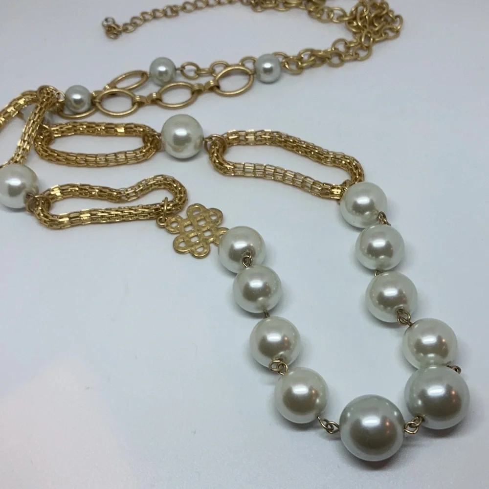 Extra long necklace, adjustable length, Brand new